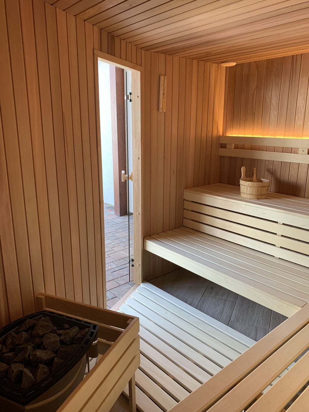 Cedrová finská sauna - 300x200 cm