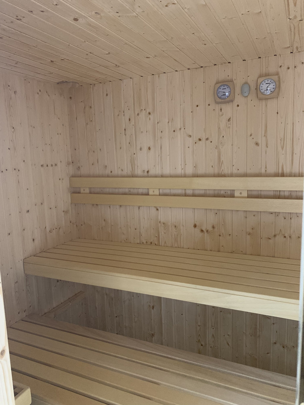 Smrková finská sauna - 230x200 cm