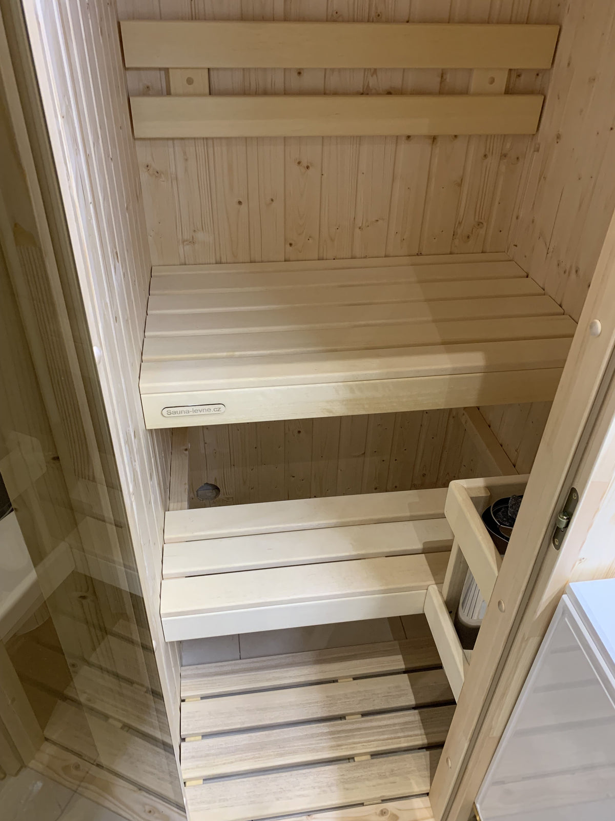 Smrková zahradní sauna - 135x135 cm