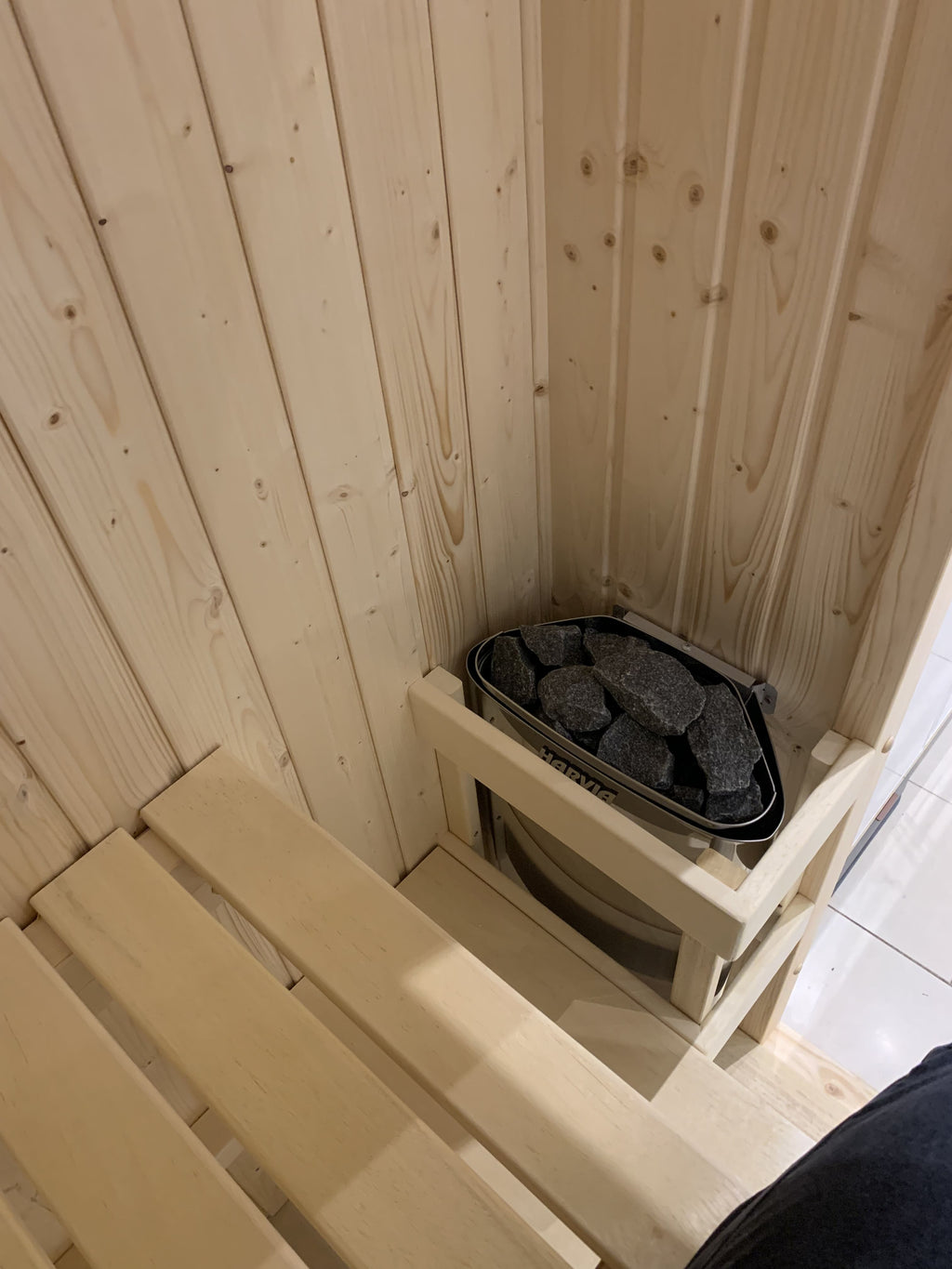 Smrková zahradní sauna - 135x135 cm