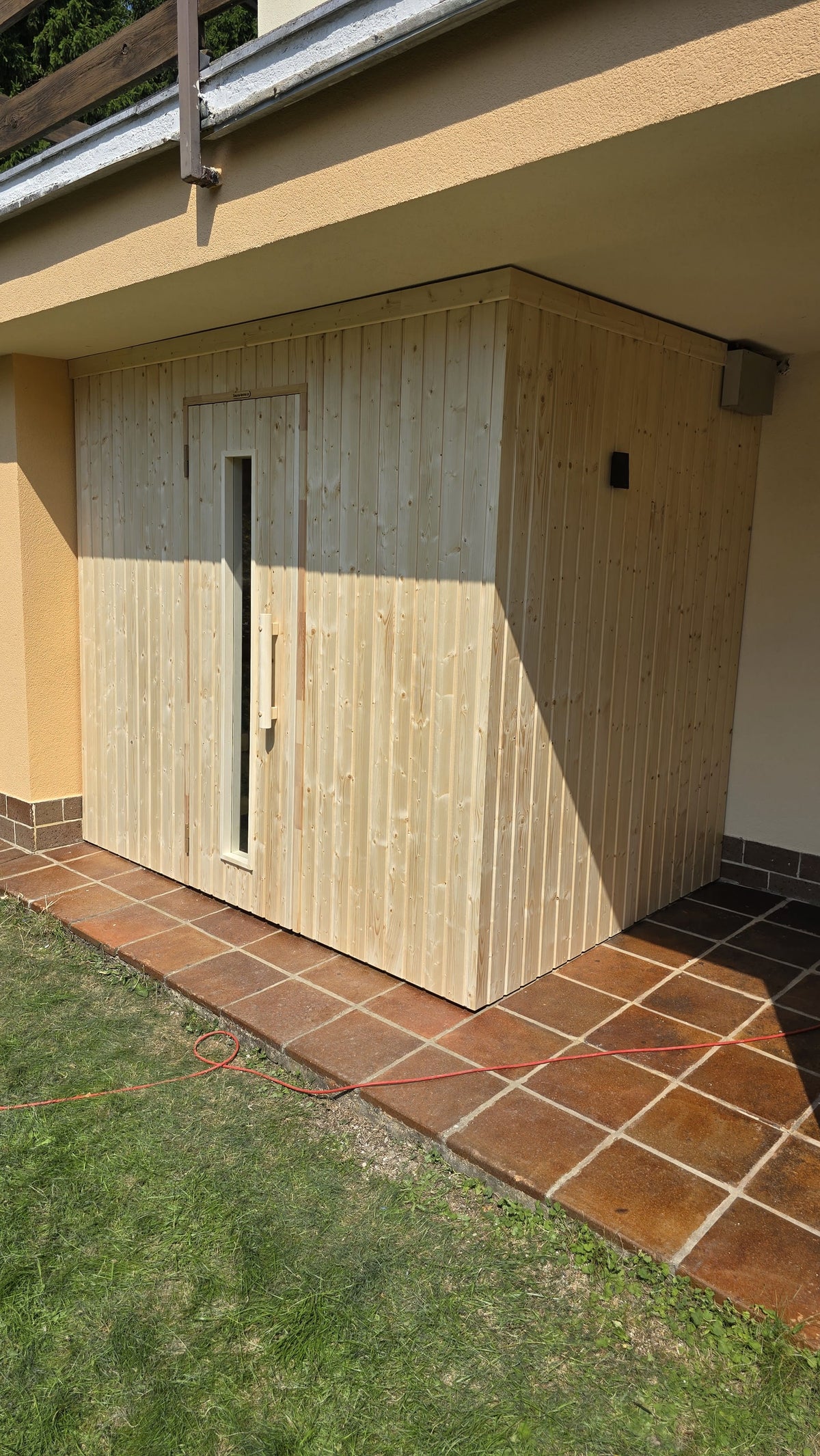 Smrková zahradní sauna - 200x180 cm