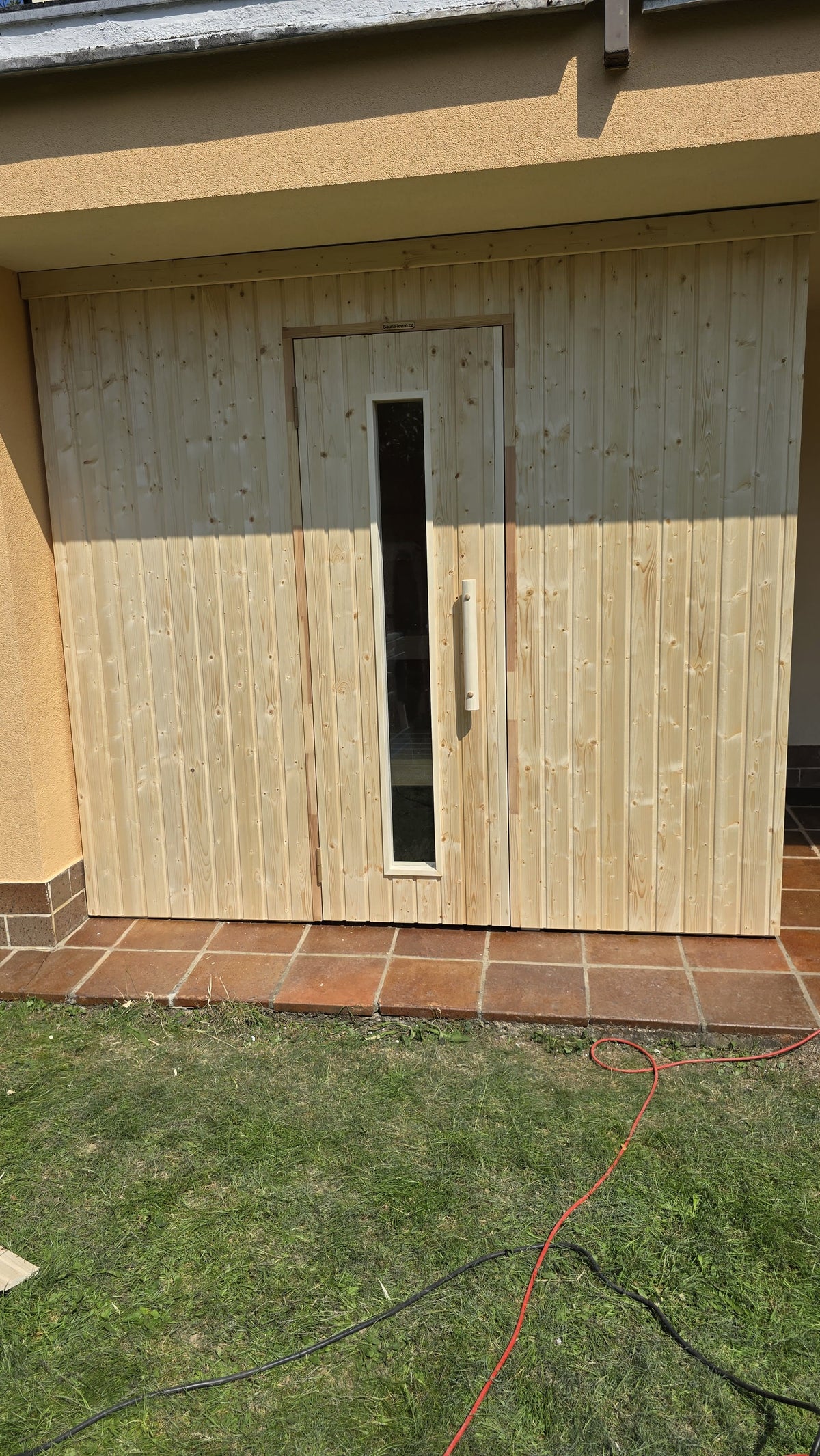 Smrková zahradní sauna - 200x180 cm