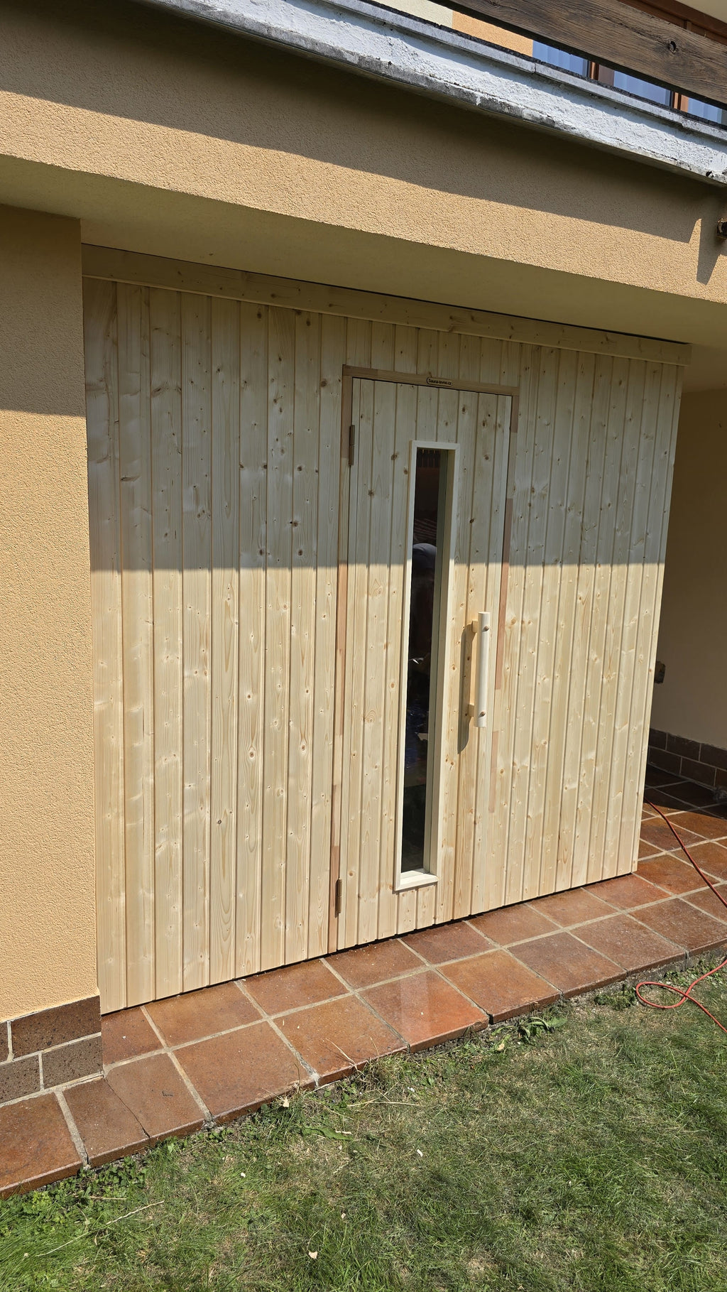 Smrková zahradní sauna - 200x180 cm