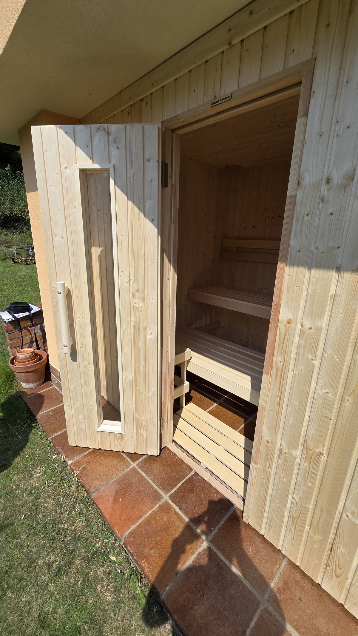 Smrková zahradní sauna - 200x180 cm
