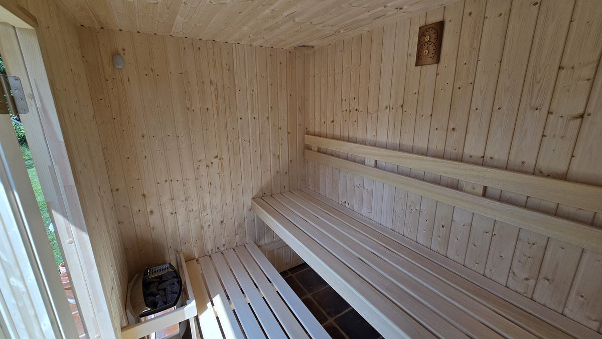 Smrková zahradní sauna - 200x180 cm