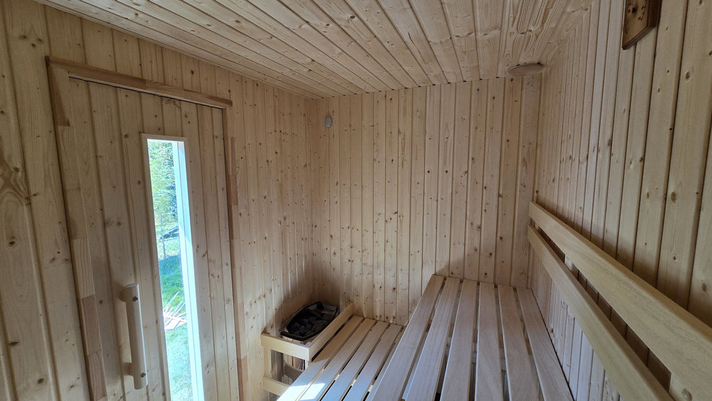 Smrková zahradní sauna - 200x180 cm