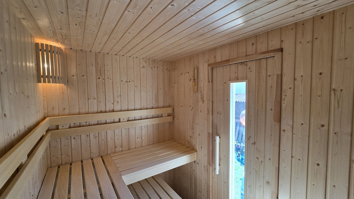 Smrková zahradní sauna - 200x180 cm