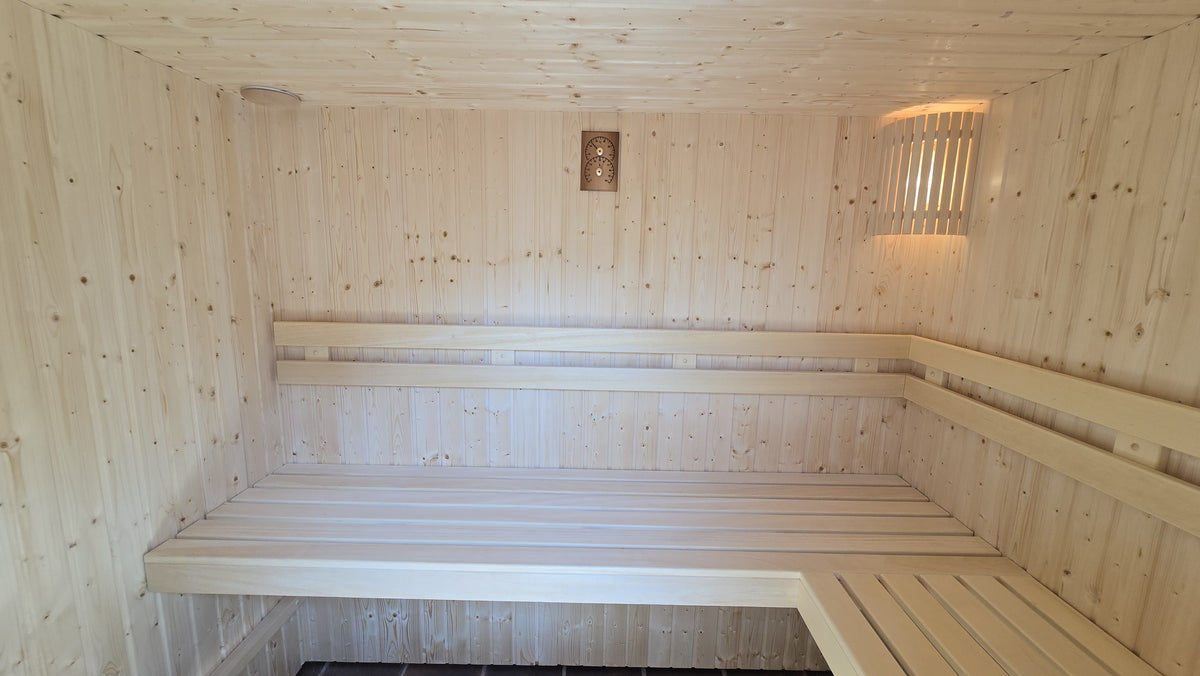 Smrková zahradní sauna - 200x180 cm